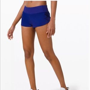 Speed up Lululemon shorts size 10.  Inseam 2.5”